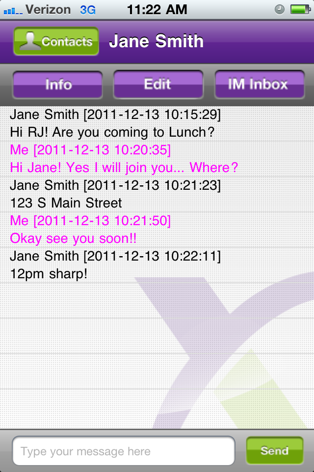 iPhone App Review: Xchangewithme Screenshot